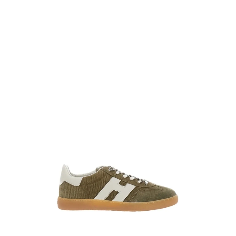 Hogan Lage-top sneaker Suede Sneakers With Nappa Leather Details Green