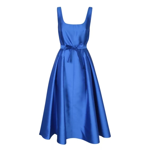 Blanca Vita Mikado Fabric Midi Dress Blue 