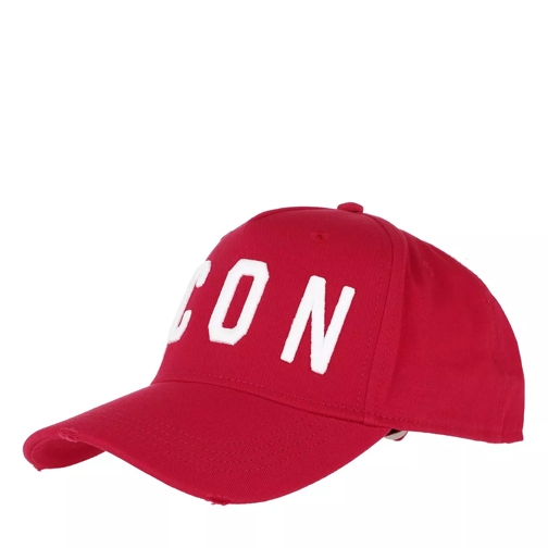 Dsquared2 Icon Baseball Cap Red/White Cappello da baseball