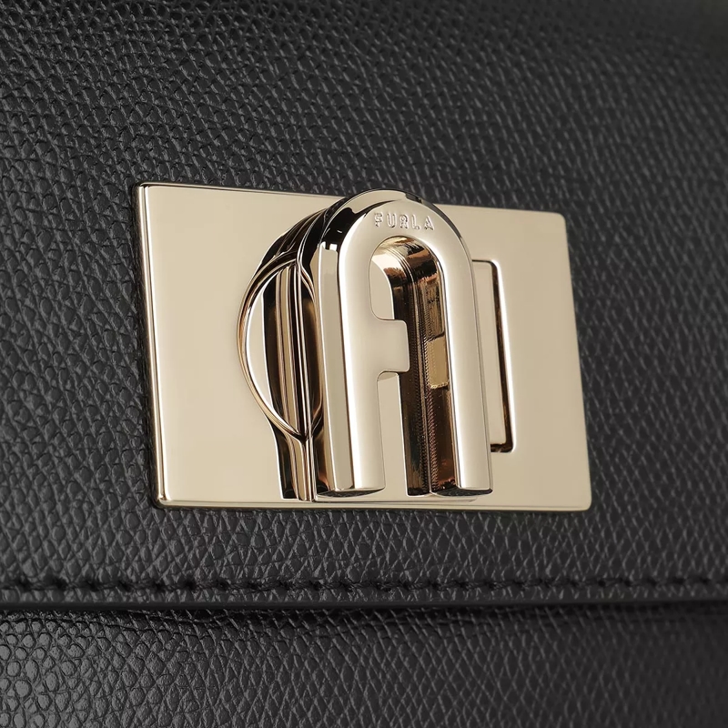 Furla Satchel Furla 1927 Mini Top Handle Nero(Image 5)