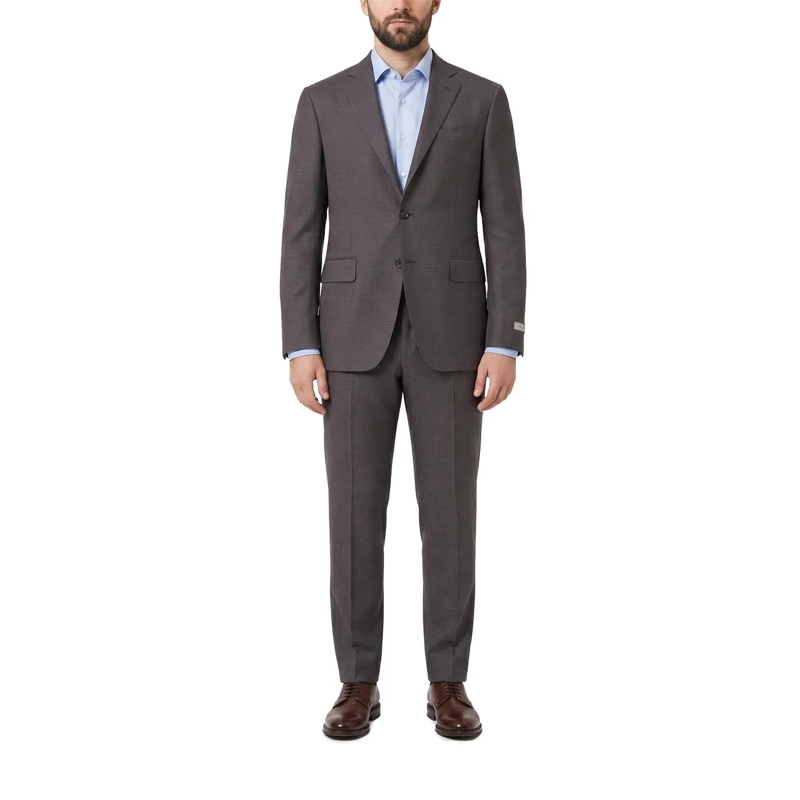 Canali Combinaison de costume Zweiteiliger Regular-Fit Anzug Kei braun(Image 2)