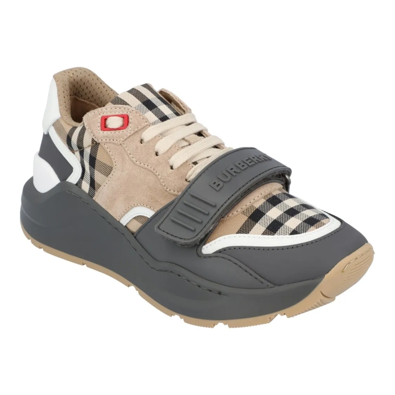 Burberry Lage-top sneaker Check Arthur Sneakers Grey