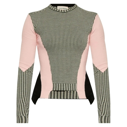 Alexander McQueen Multicolored Checked Sweater Multicolor Maglione