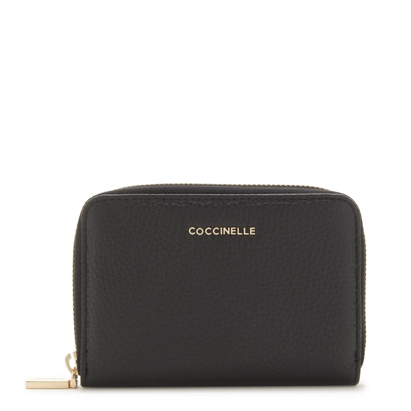 Coccinelle Portemonnaie - Coccinelle damen Geldbörse Schwarz E2MW511C501001 - Gr. unisize - in Schwarz - für Damen