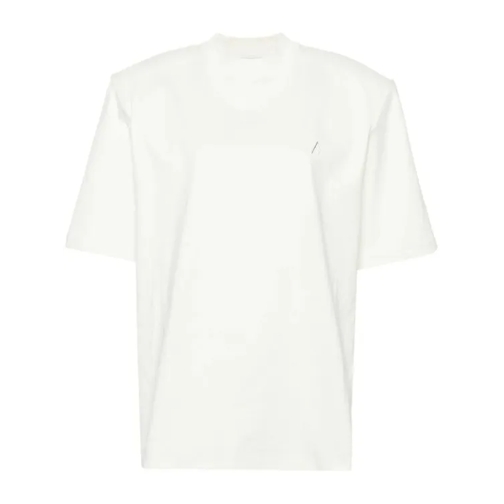 The Attico Ecru Kilie T-Shirt Neutrals 