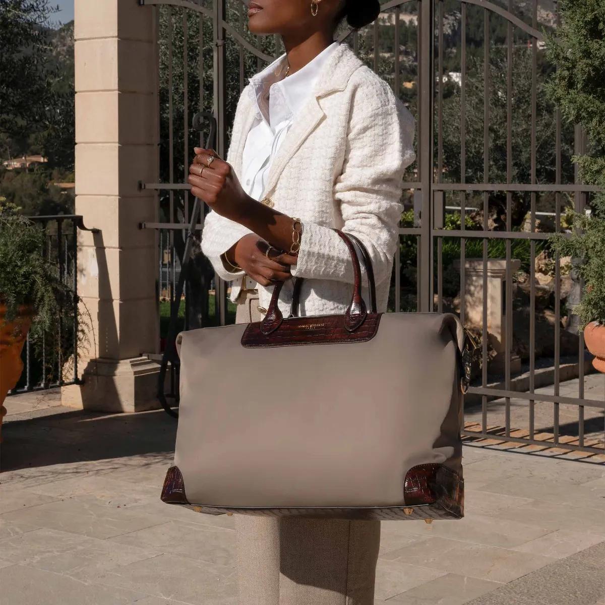 Isabel Bernard Weekender Du Louvre Celie Reisetasche in taupe