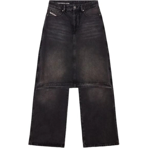 Diesel Jeans Slim Fit Syren Straight Denim Pants Black schwarz