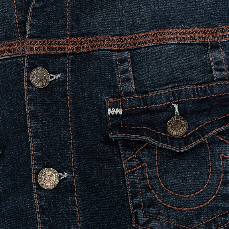 True Religion Jeansjacke Jeansjacke blau(Image 6)