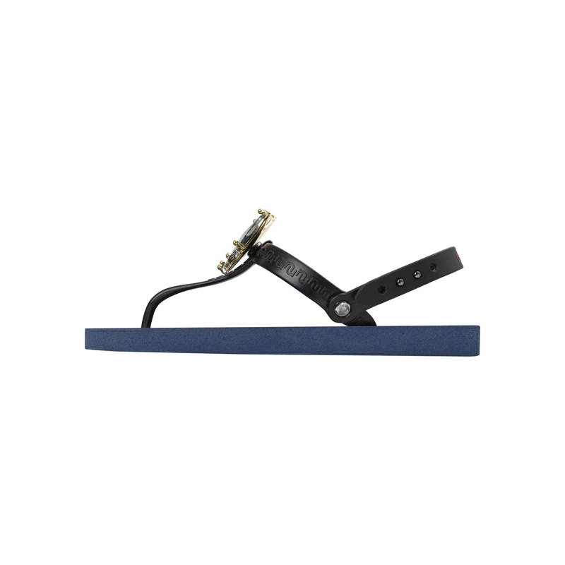 UZURII Flip Flops Zehentrenner Python Bronze marineblau(Image 2)