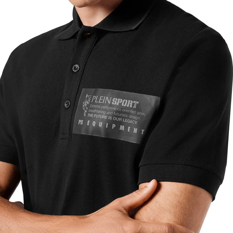 Plein Sport Top Poloshirt schwarz(Image 3)