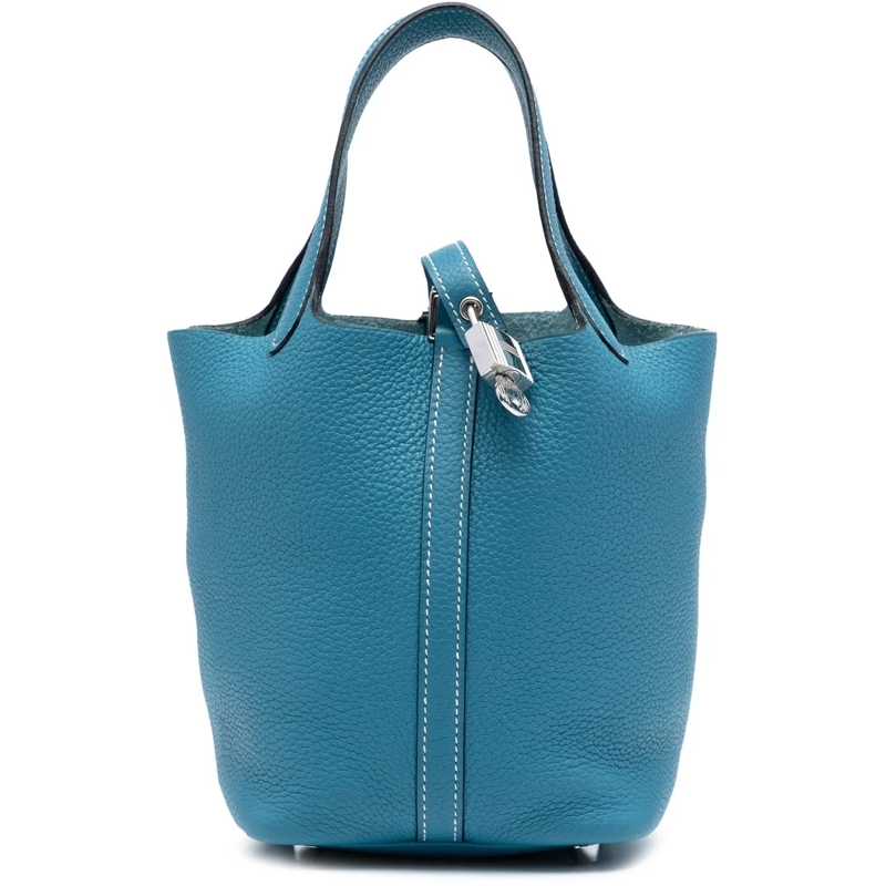 Hermès Fourre-tout Clemence Picotin Lock 18 blau