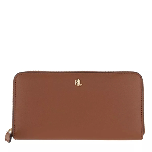Lauren Ralph Lauren Zip Cont Wallet Large Lauren Tan/Monarch Orange Continental Wallet-plånbok