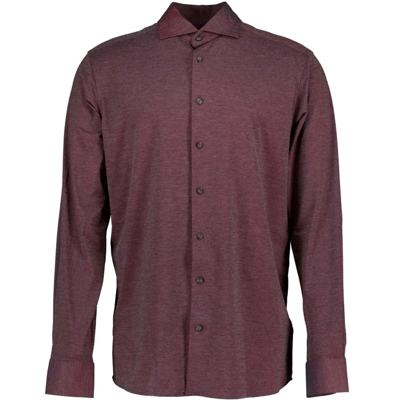 Eton  Eton  Lange Mouw Overhemden Bordeaux 100010718 57 rot
