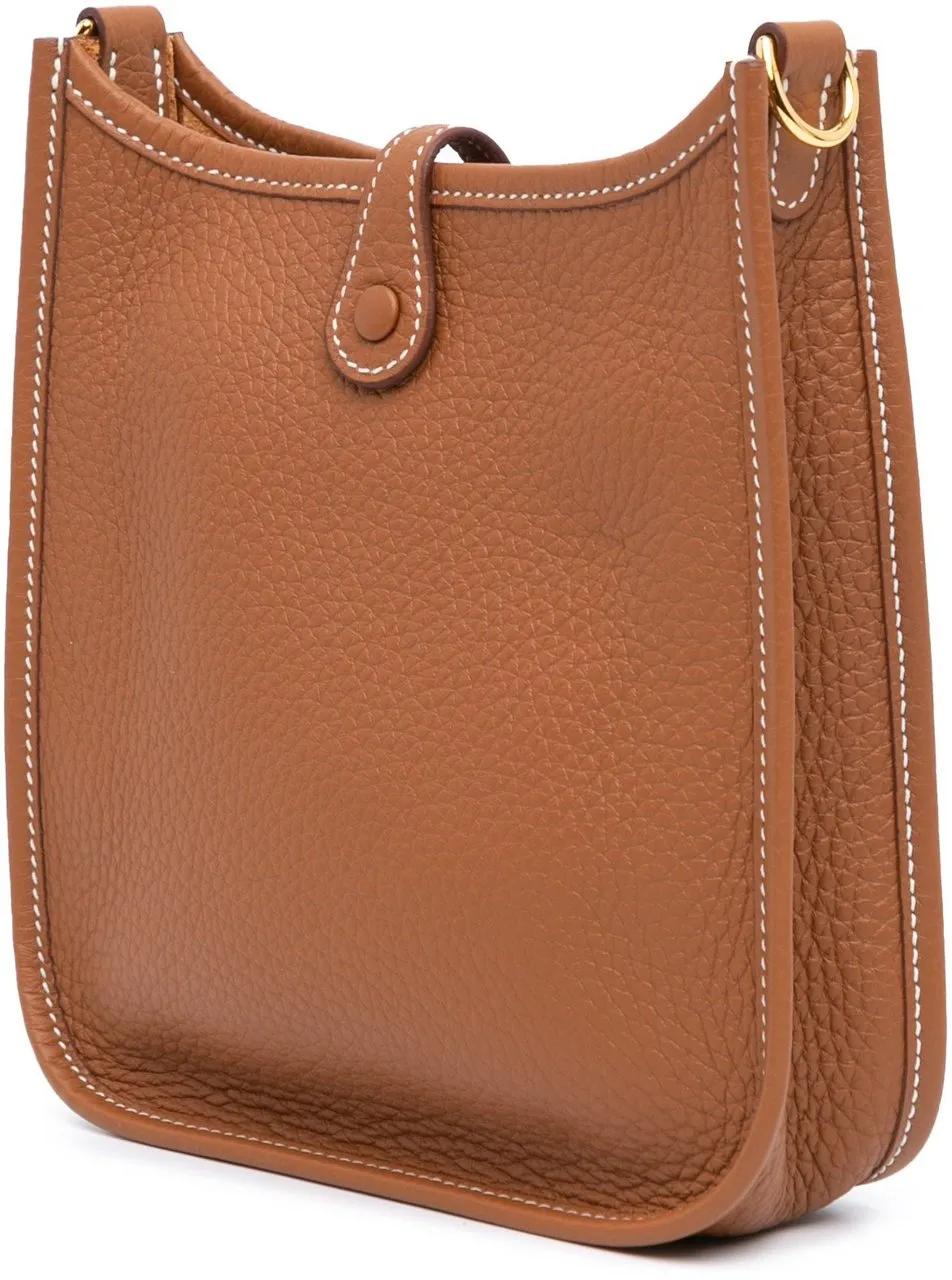 Hermès Shoppers Clemence Evelyne I TPM in bruin