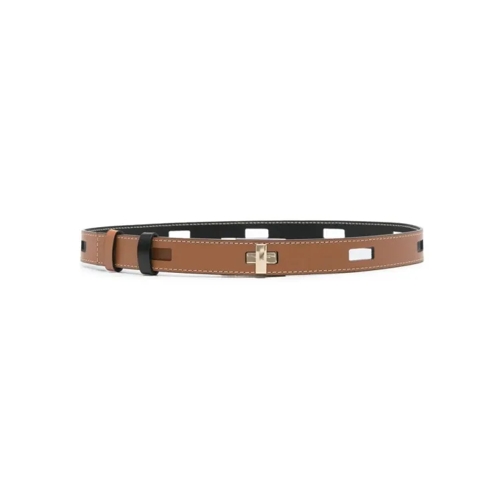 Lorena Antoniazzi Wendegürtel Reversible Leather Belt Brown