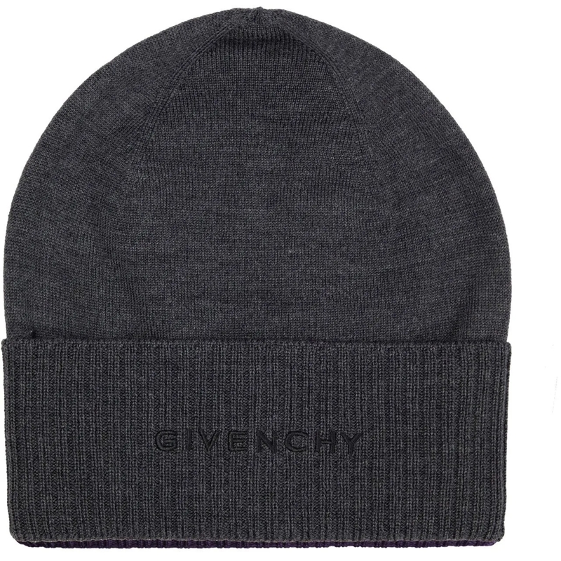 Givenchy T-Shirt Givenchy Wool Logo Hat grau