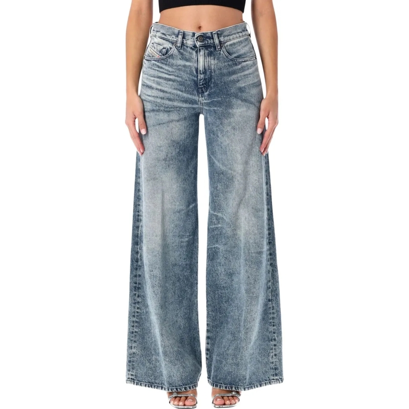 Diesel Jeans 1966 D-Sire Blue Wide-Leg Jeans Blue