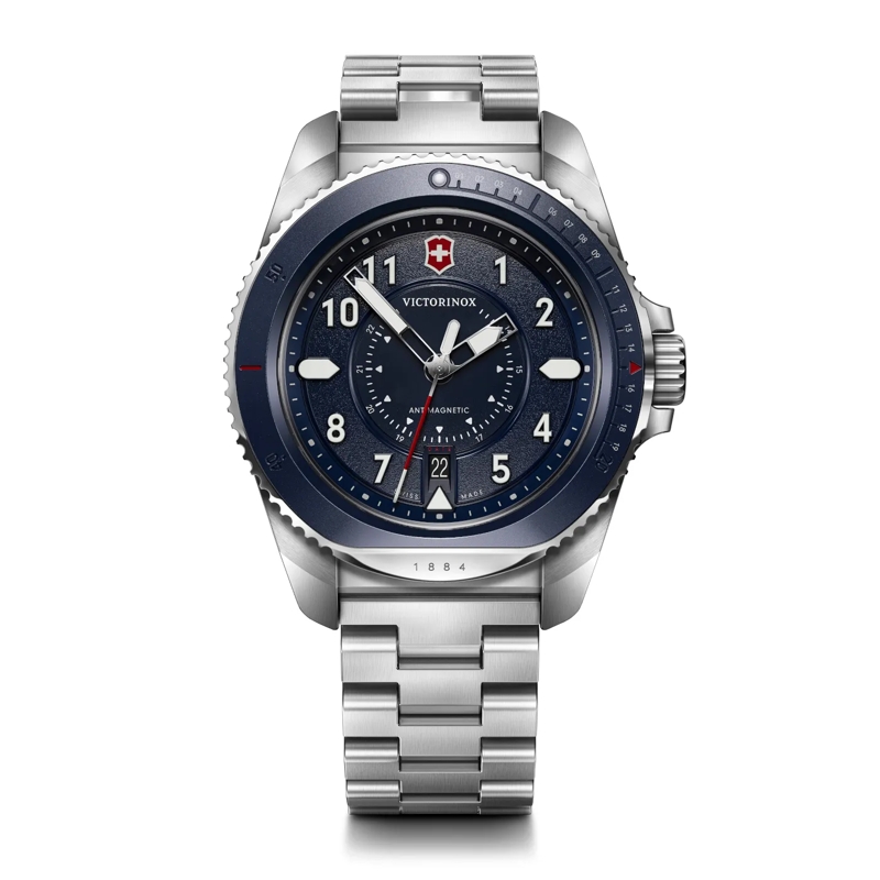 Victorinox Chronograph Journey 1884 Uhr Silber