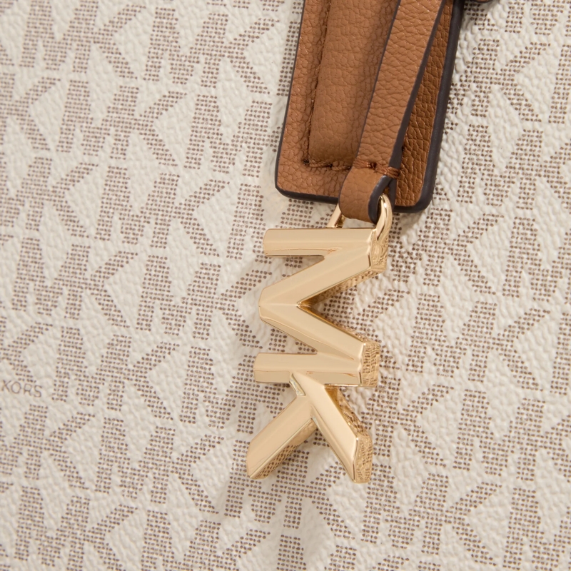MICHAEL Michael Kors Tote Md Satchel Vanilla/acrn(Image 5)