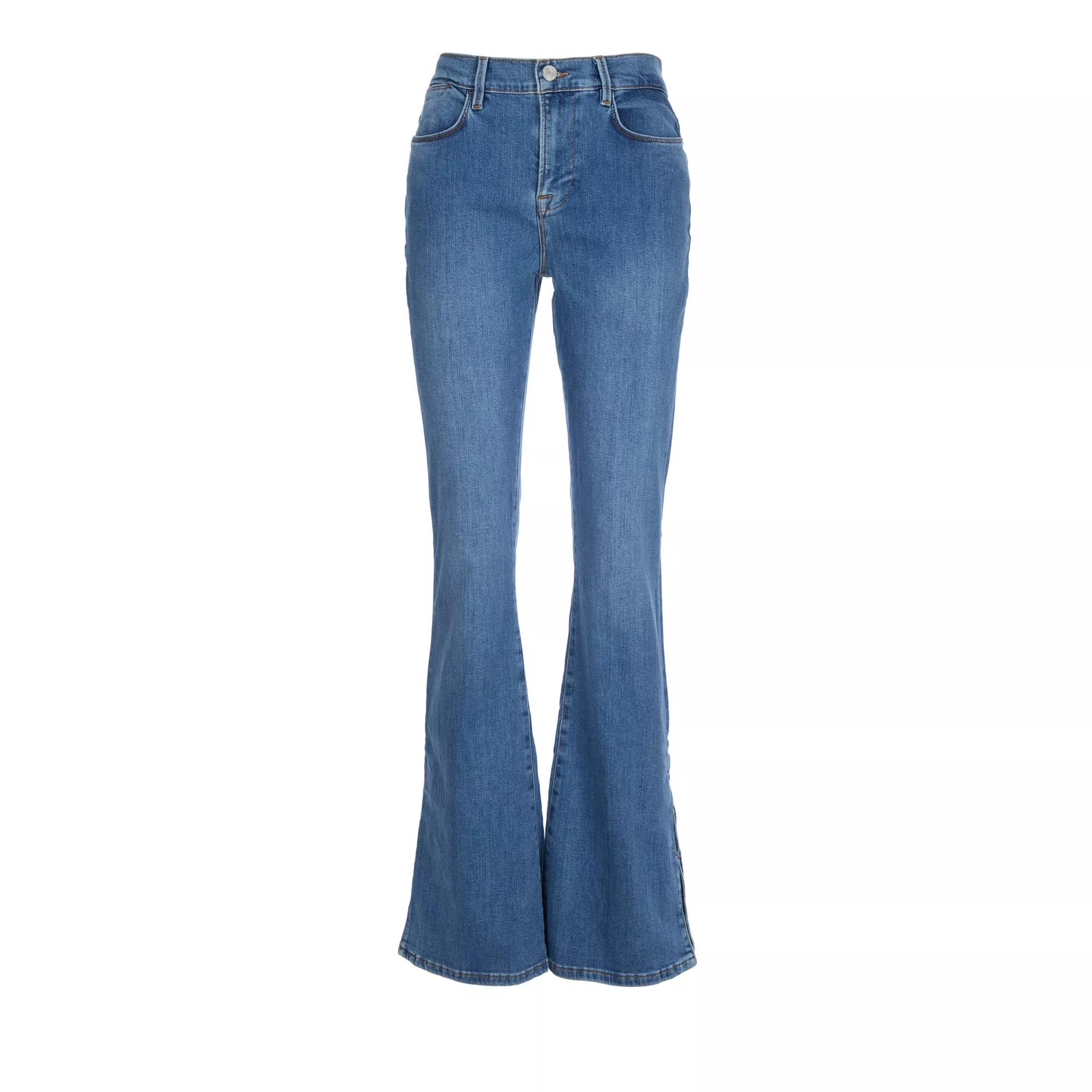 Thumbnail - FRAME - LE HIGH FLARE MINI SLITS Jeans - Größe 25 INCH - blau