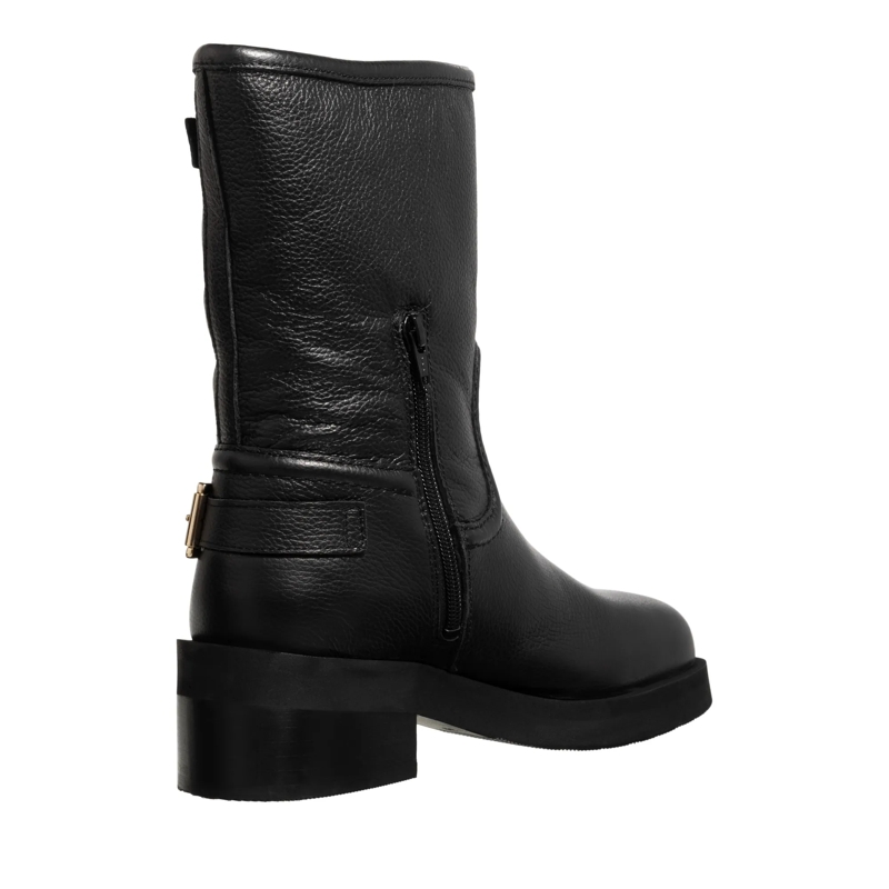 Nubikk Biker Boots Eve Leva Fur Black Grain(Image 4)