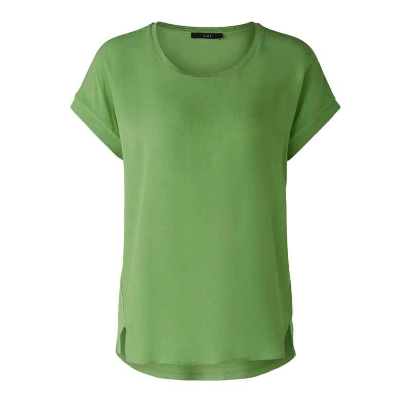 Oui Bluse Blusenshirt AYANO grün