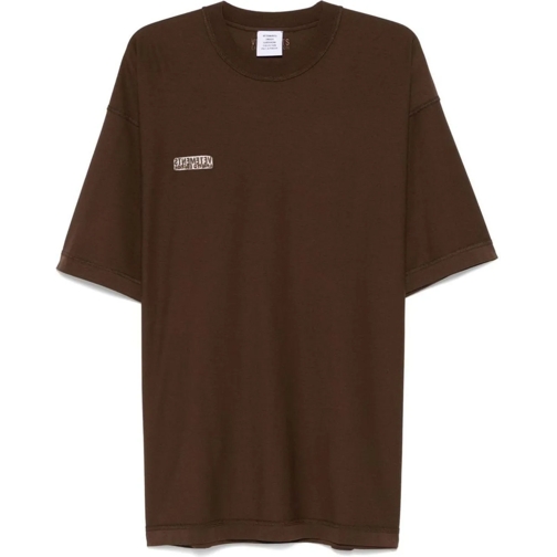 Vetements T-Shirts Vetements T-shirts and Polos Brown schwarz