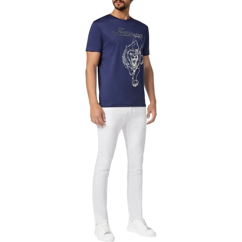 BILLIONAIRE T-Shirt T-Shirt Lion dunkel-blau(Image 3)