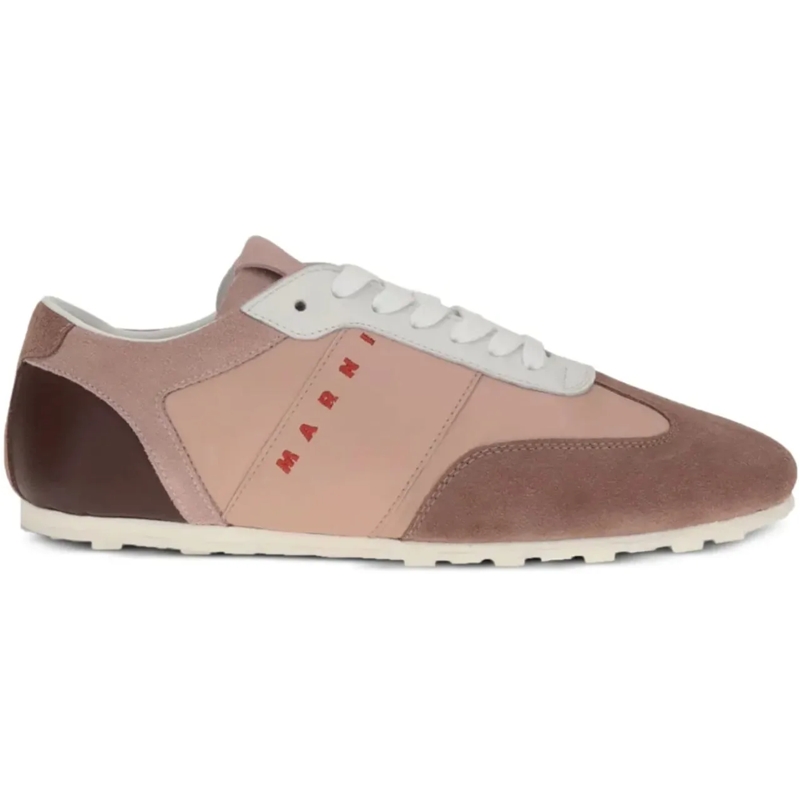 Marni Low-Top-Sneaker Sneakers Antique Rose White Bordeaux weiß