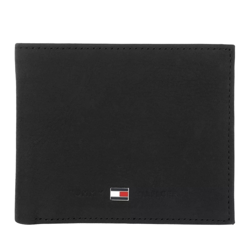Tommy Hilfiger Johnson Mini Credit Card Wallet Black Bi-Fold Portemonnaie
