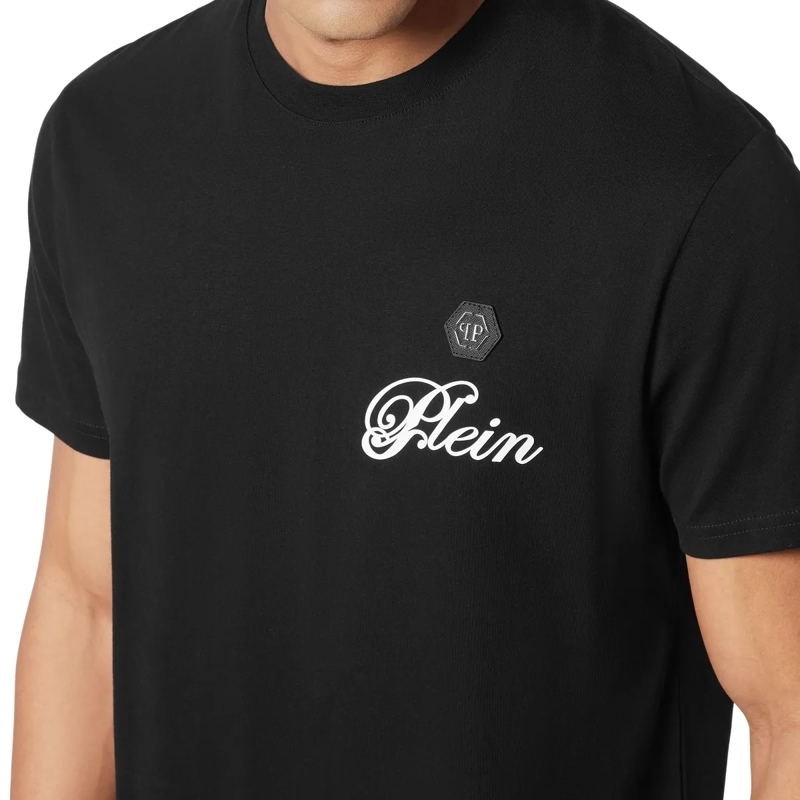 Philipp Plein T-Shirt T-Shirt Rundhalsausschnitt Ss Signature schwarz(Image 5)