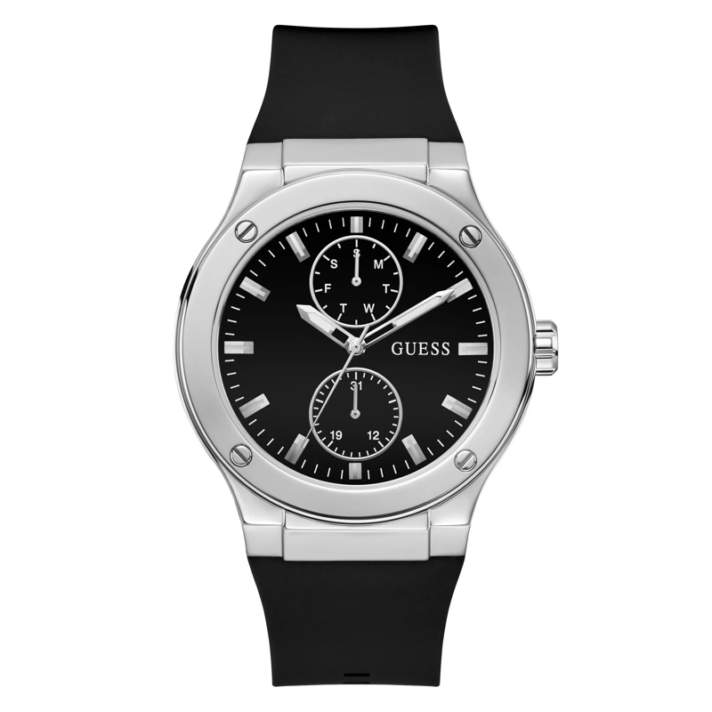 Guess Quarzuhr Multifunktionsuhr Jet schwarz