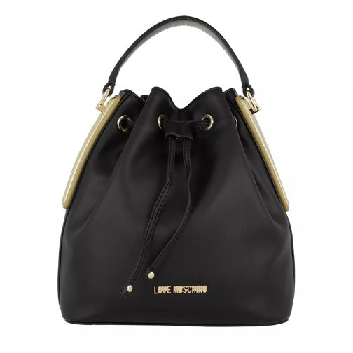 Love Moschino Calf Leather Bucket Bag Oro Bucket Bag