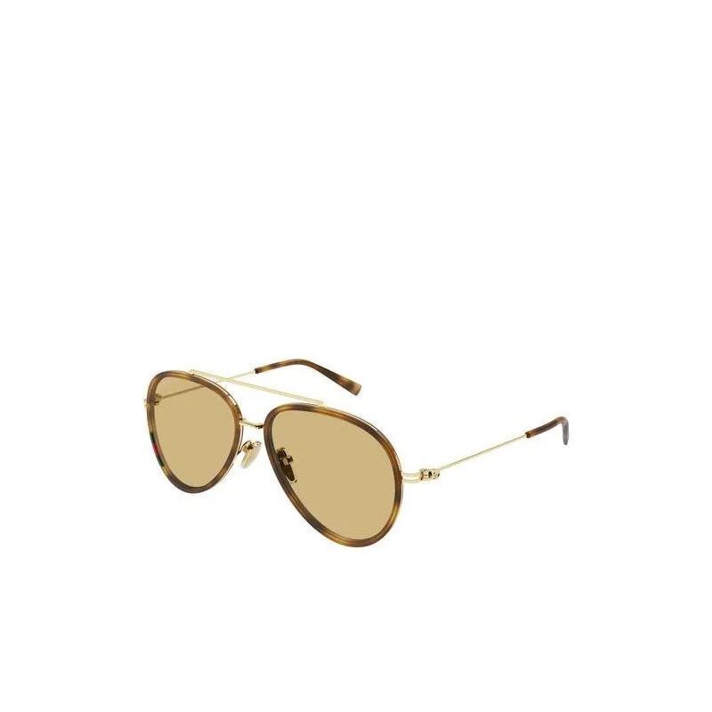 Gucci Sonnenbrille GG1981S Havana-Gold-Orange