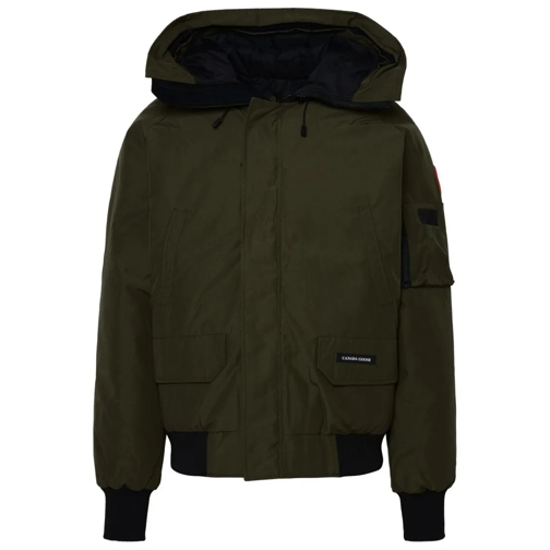 Canada Goose Chilliwack' Army Green Cotton Blend Bomber Jacket Green Bomberjacks