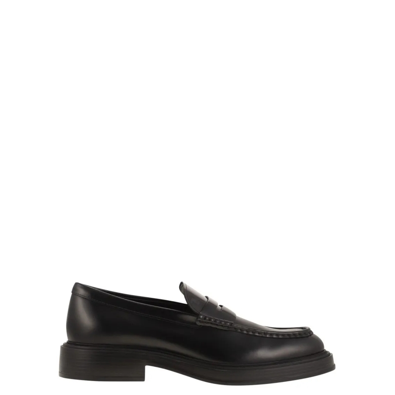 Tod's Loafer Leather Loafers Black