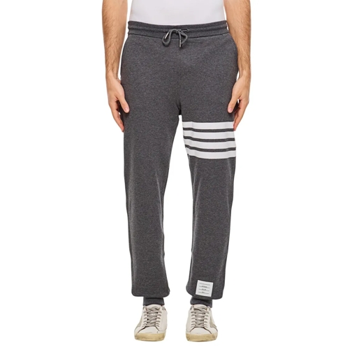 Thom Browne Jogginghosen Classic Sweatpant With Engineered 4 Bar Grey