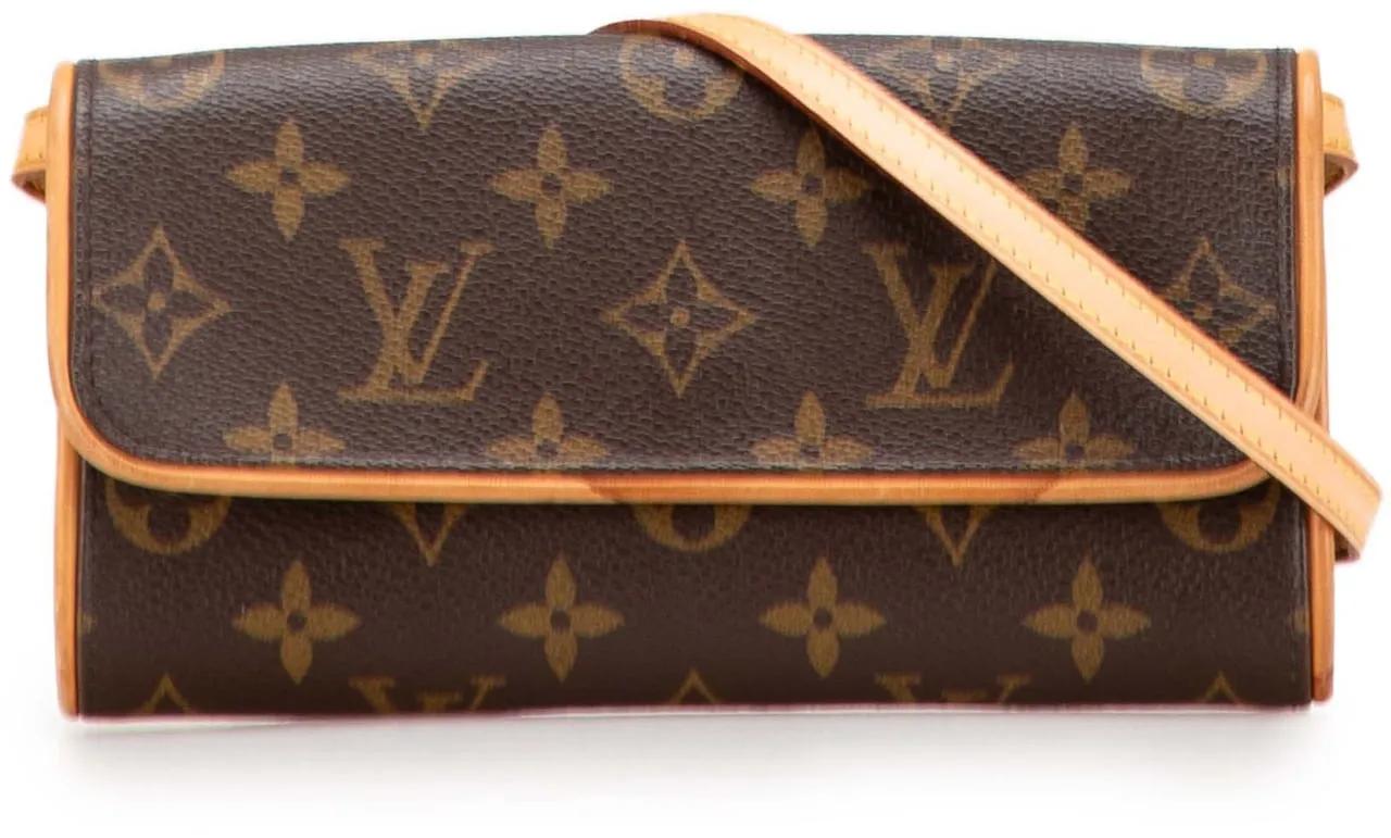 Louis Vuitton Hobo Bags - Monogram Pochette Twin PM - Gr. unisize - in Braun - für Damen