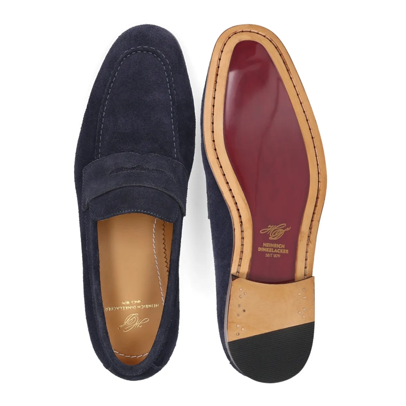 Heinrich Dinkelacker Loafer Loafer Amalfi Plain V dunkel-blau(Image 4)