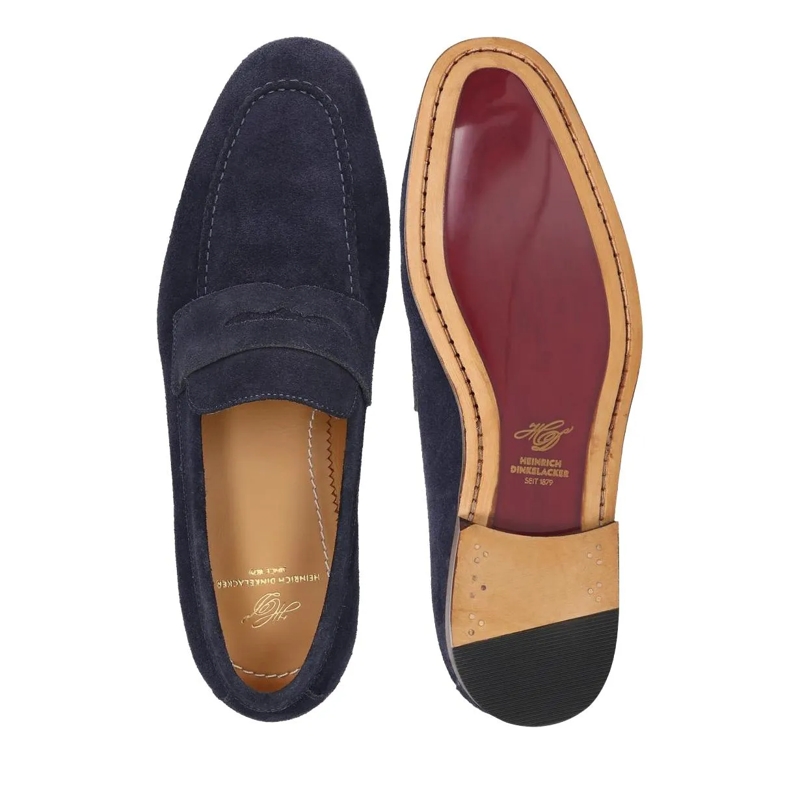 Heinrich Dinkelacker Loafer Loafer Amalfi Plain V dunkel-blau(Image 4)