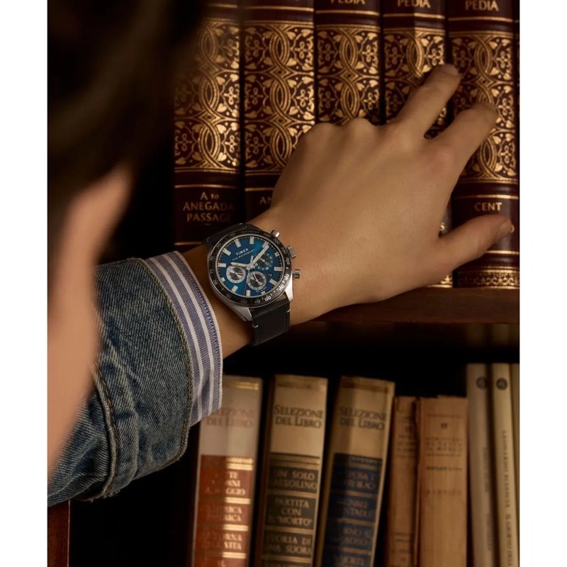 Timex Chronograph Quarz-Analoguhr Waterbury Traditional Chronograph schwarz(Image 6)