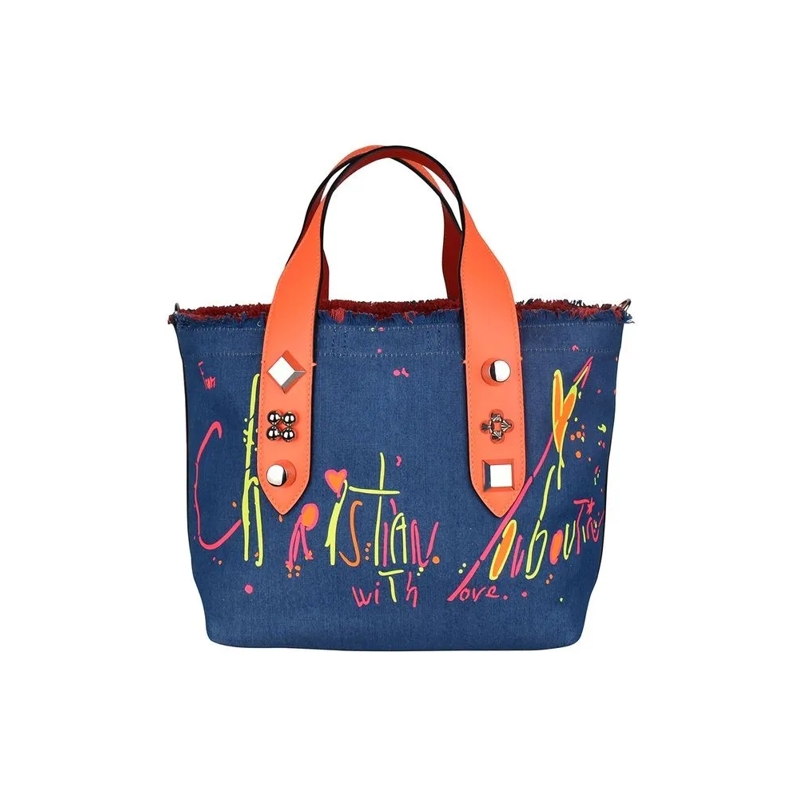 Christian Louboutin Draagtas Frangibus Small Tote Bag Blue