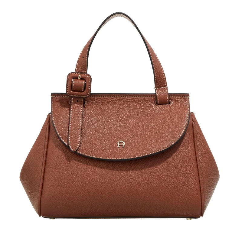 AIGNER Satchel Miranda Cognac Brown