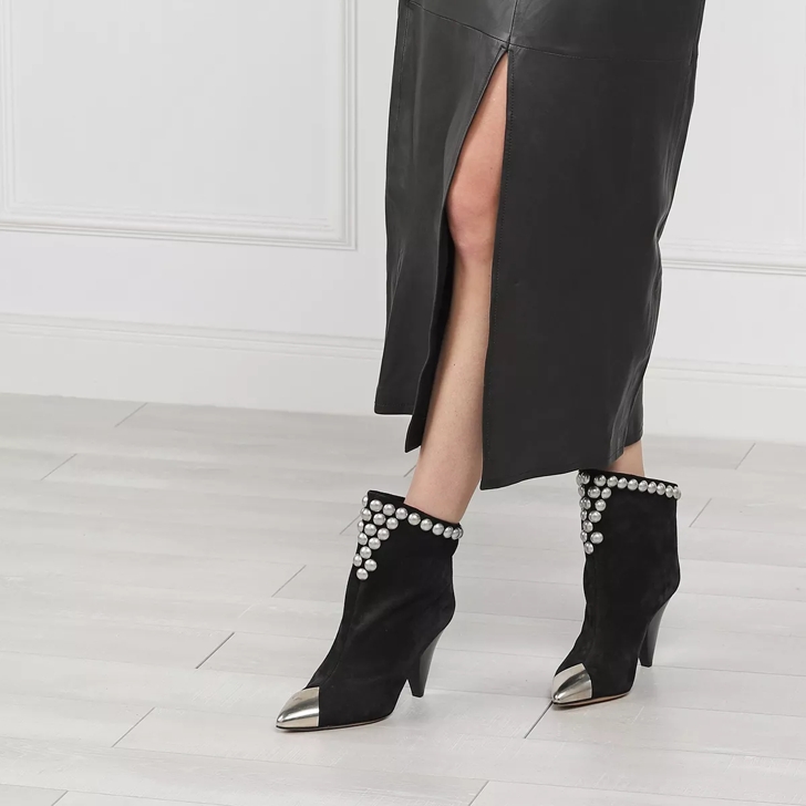 Isabel Marant Ankle Boots Lapio Black Enkellaars