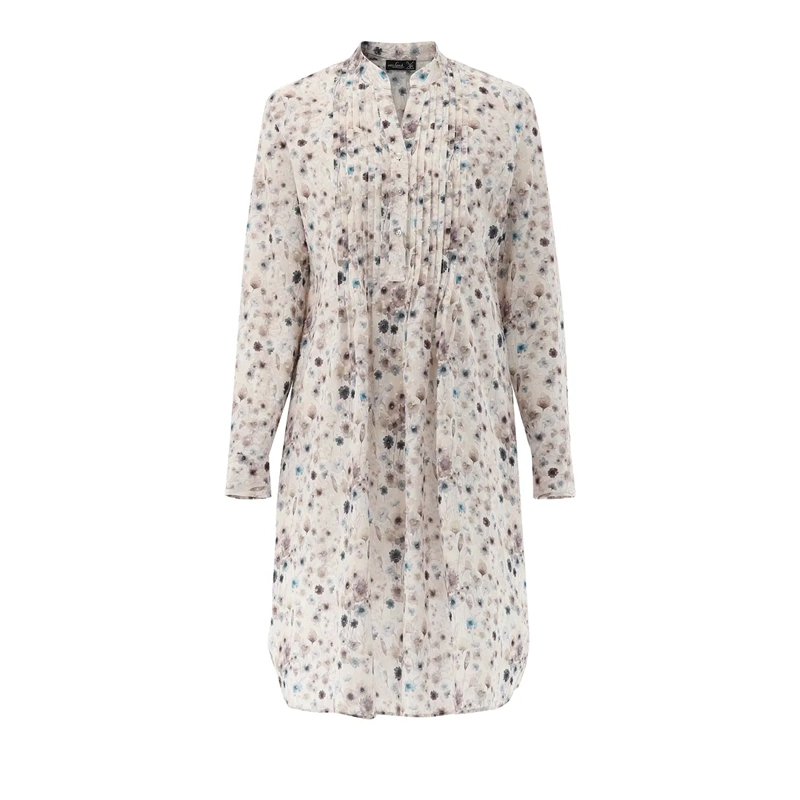 VAN LAACK Maxikleid Kleid Modern Fit Druck braun