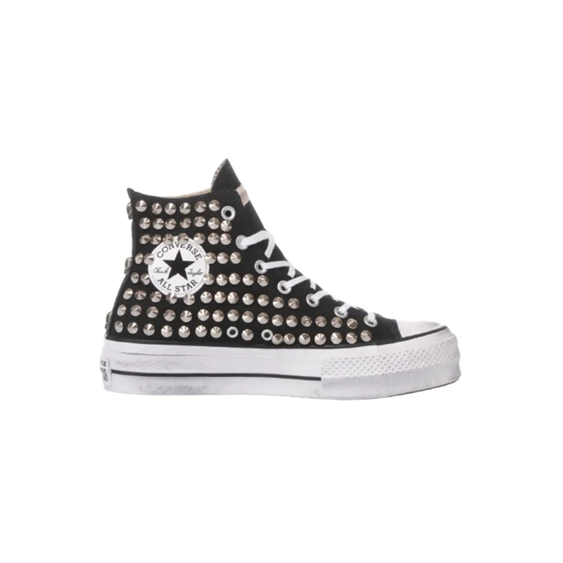 Converse Low-Top-Sneaker Platform Black Grey
