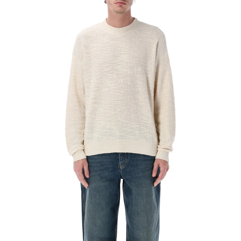 Isabel Marant Trui Marant Achille Textured Knit Sweater Neutrals