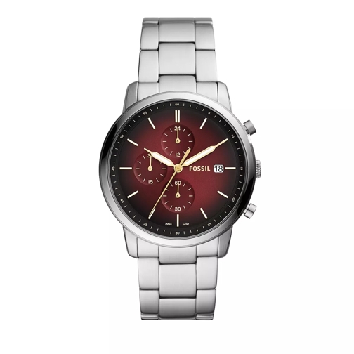 Fossil Neutra Chronograph Stainless Steel Watch Silver Chronograph