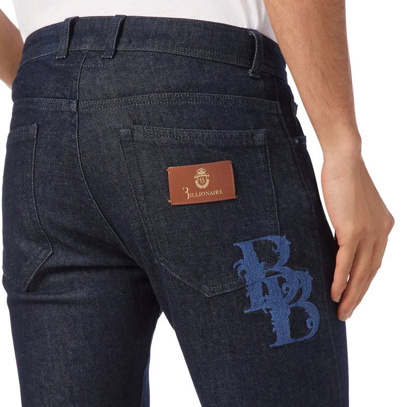 BILLIONAIRE Jeans mit geradem Bein Jeans Regular Fit dunkel-blau(Image 4)