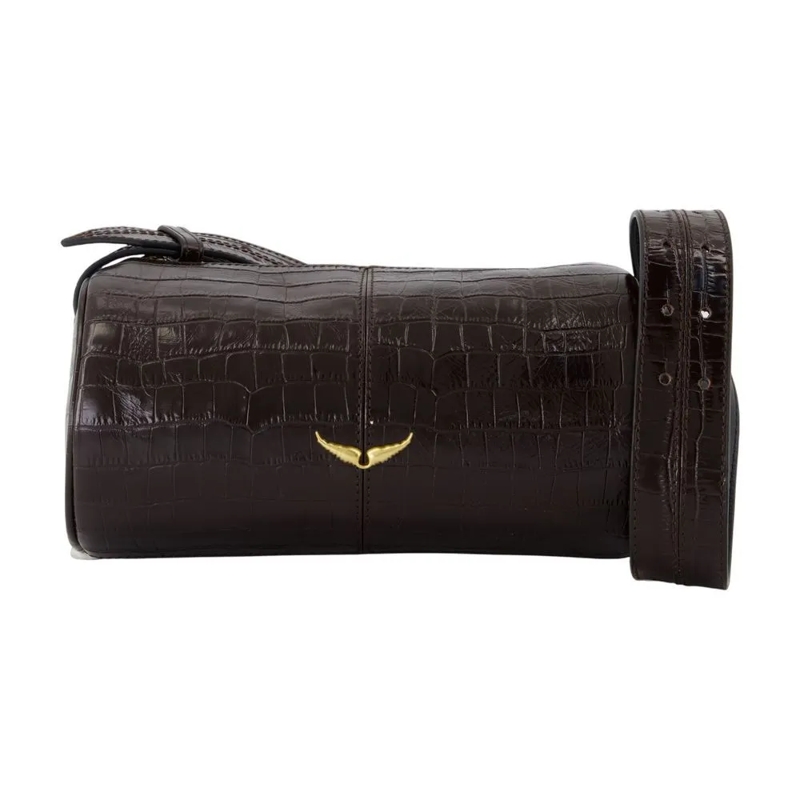 Zadig & Voltaire Schultertasche Le Doudou Crossbody - Leather - Brown Brown